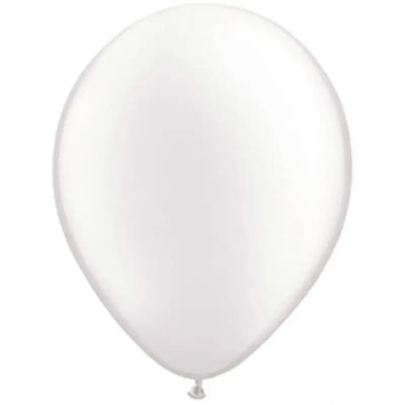 White balloons pearl 13 cm - 100 pieces