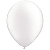 White balloons pearl 13 cm - 100 pieces